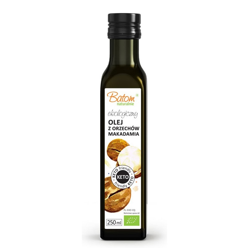 Масло от макадамия (студено пресовано), БИО, 250 ml