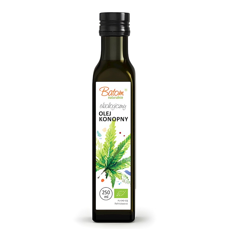 Конопено масло (студено пресовано), БИО, 250 ml