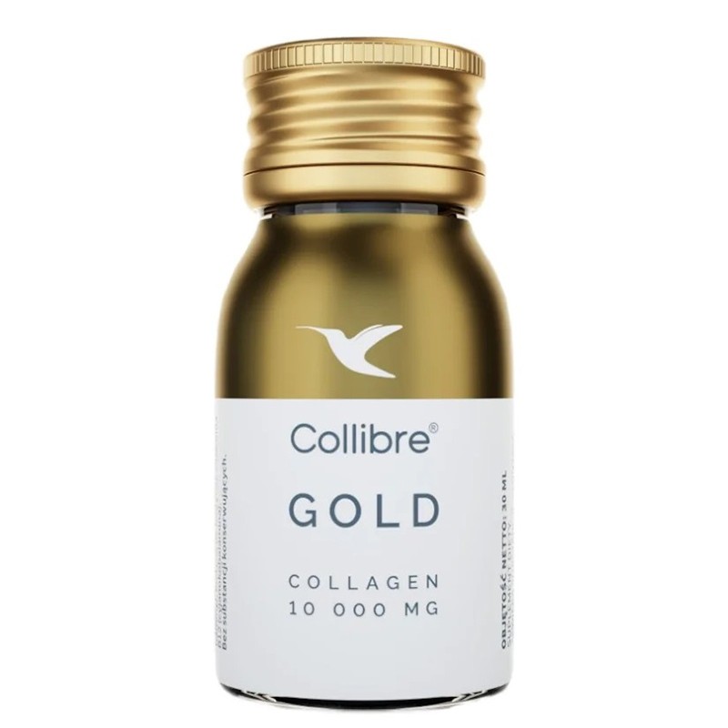 Течен колаген Gold – За еластична кожа и енергия, 10 000 mg + витамини B, 15 флакона х 30 ml