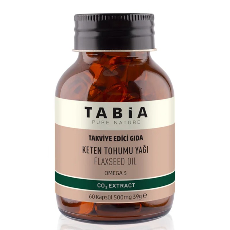 Ленено масло – При висок холестерол и триглицериди, 500 mg, 60 капсули