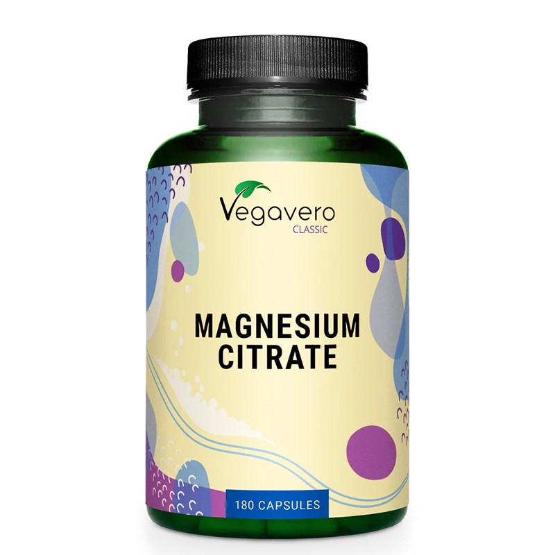 Магнезий (цитрат) – При мускулни крампи и нервно напрежение, 200 mg, 180 капсули