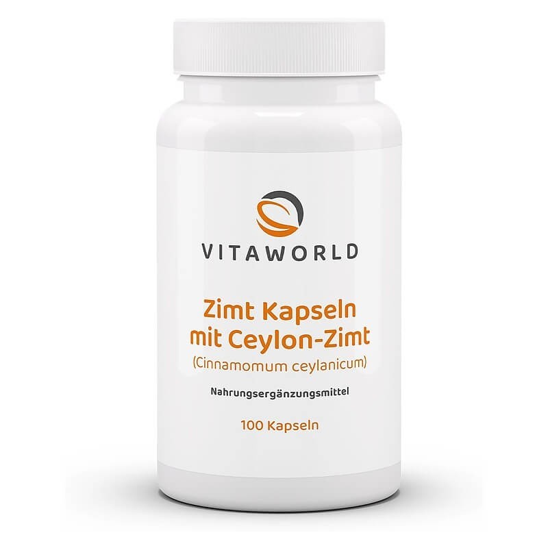Zimt Kapseln mit Ceylon-Zimt / Цейлонска канела, 100 капсули