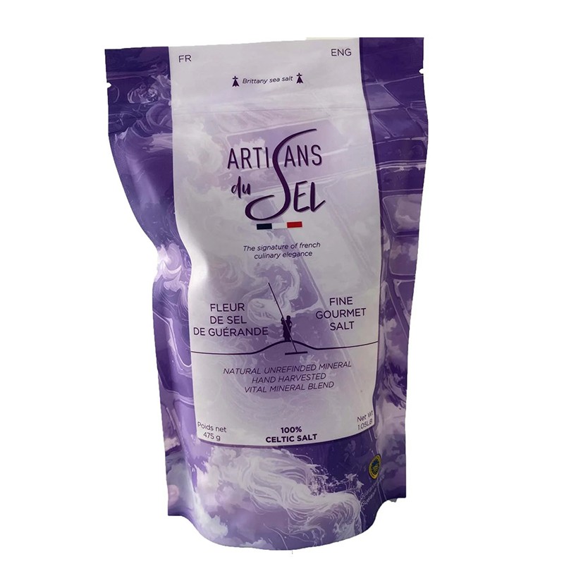 Келтска флер дьо сел – фина морска сол от Геранд, нерафинирана, 457 g
