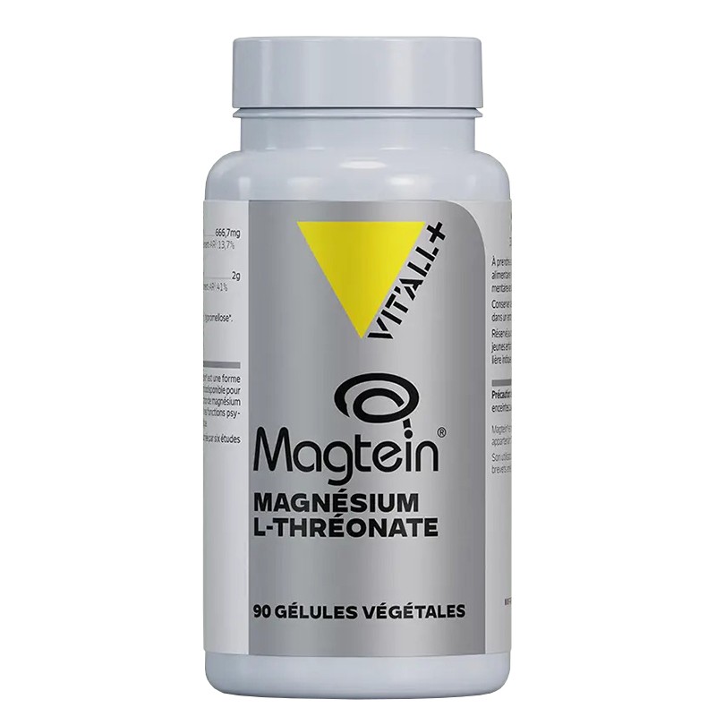 Магнезий L-треонат (Magtein) – Памет, концентрация и нервна система, 154 mg, 90 капсули