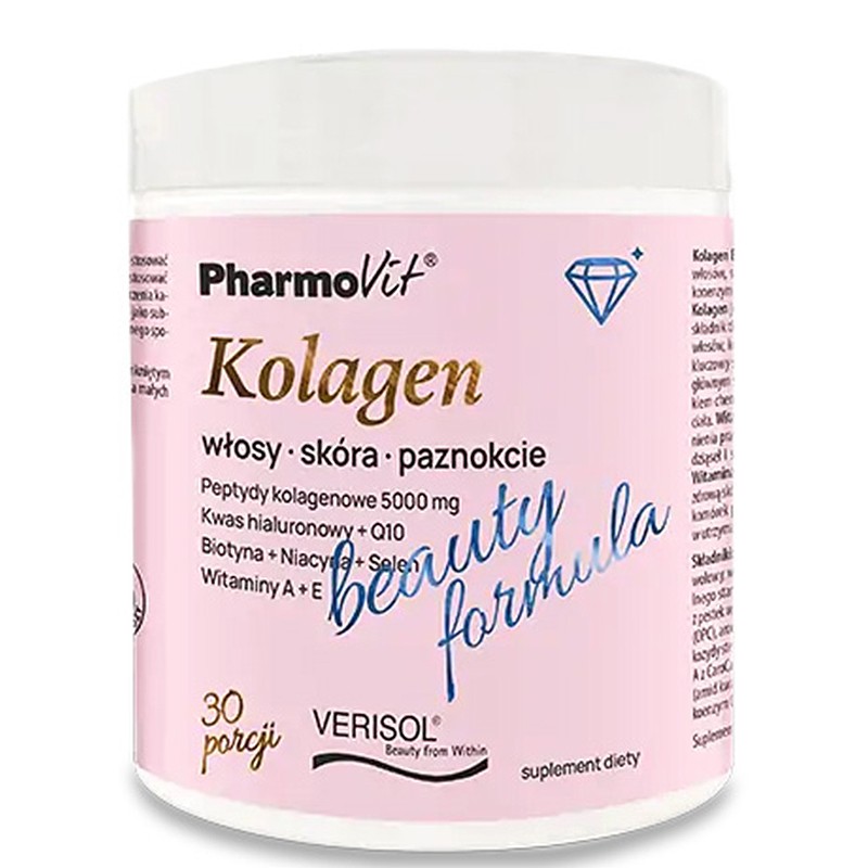 Колаген Бюти – Сияйна кожа и силна коса, 5000 mg, 174 g прах