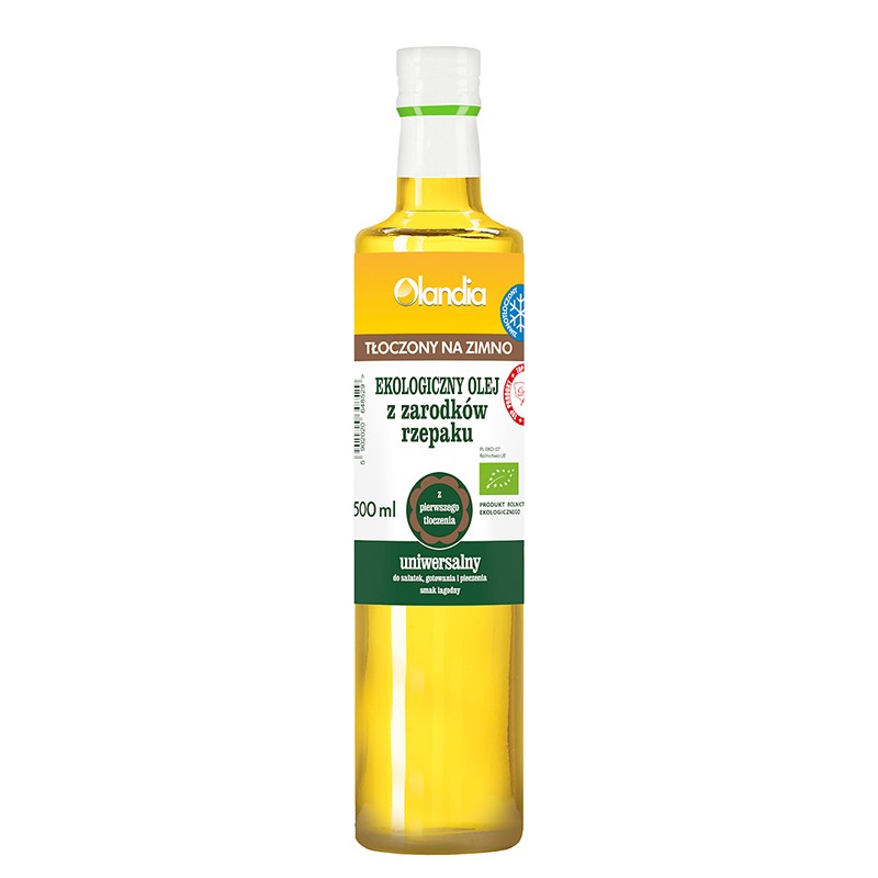 Масло от рапица (студено пресовано), БИО, 500 ml