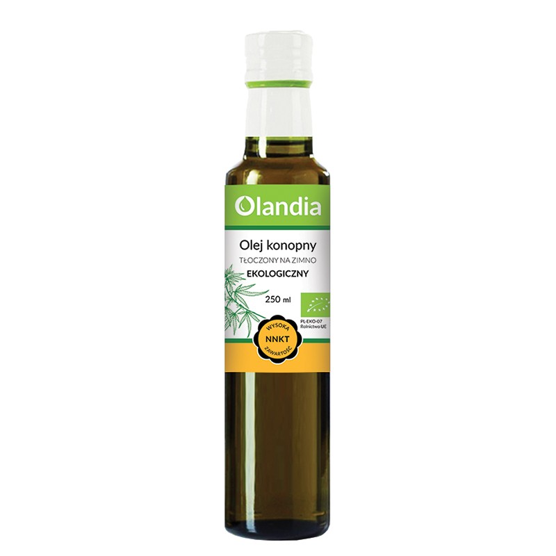 Конопено масло (студено пресовано), БИО, 250 ml