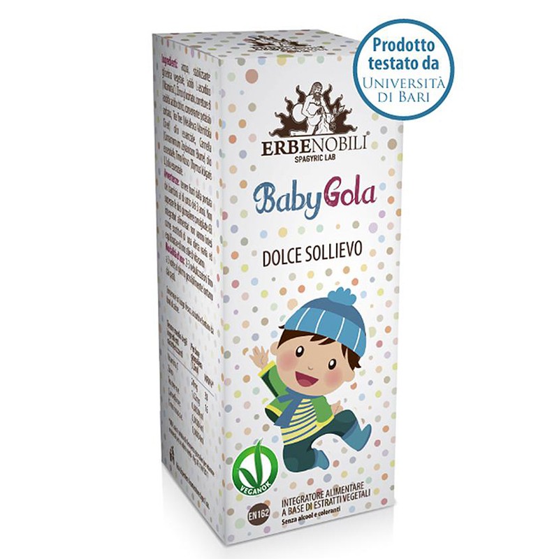 Baby Gola формула с витамин C, цинк и етерични масла - При възпалено гърло, за деца, 15 ml спрей