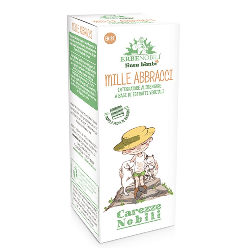 Mille Abbracci формула с лавандула, овес и касис - За спокоен сън при деца, 150 ml сироп