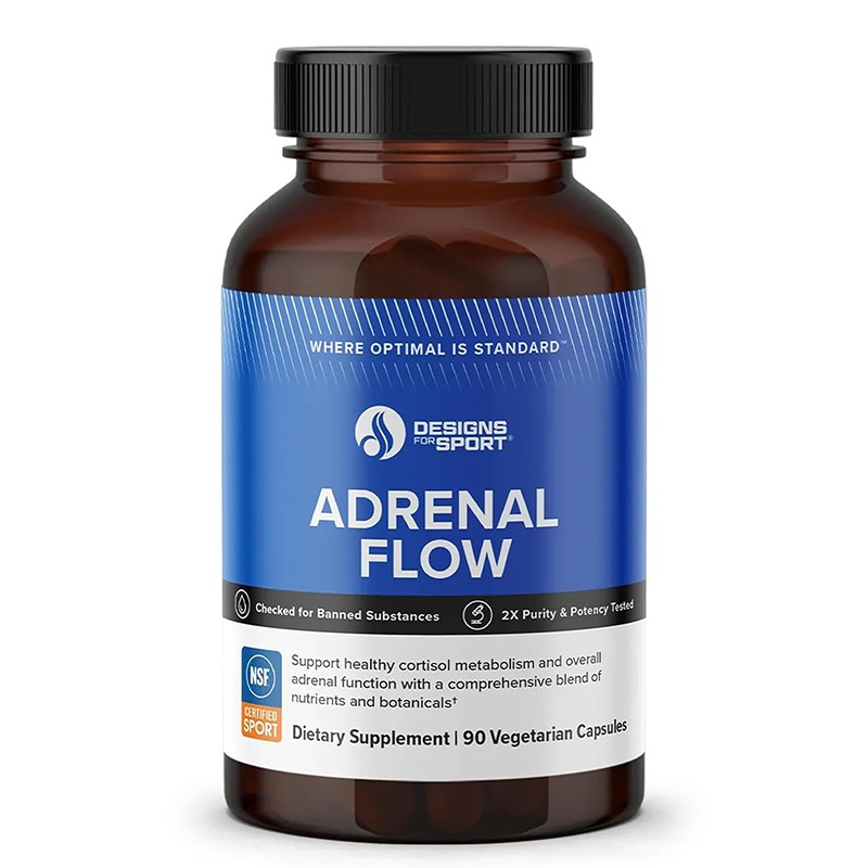 Adrenal Flow – При умора и спад в енергията, адаптогенна формула, 90 капсули