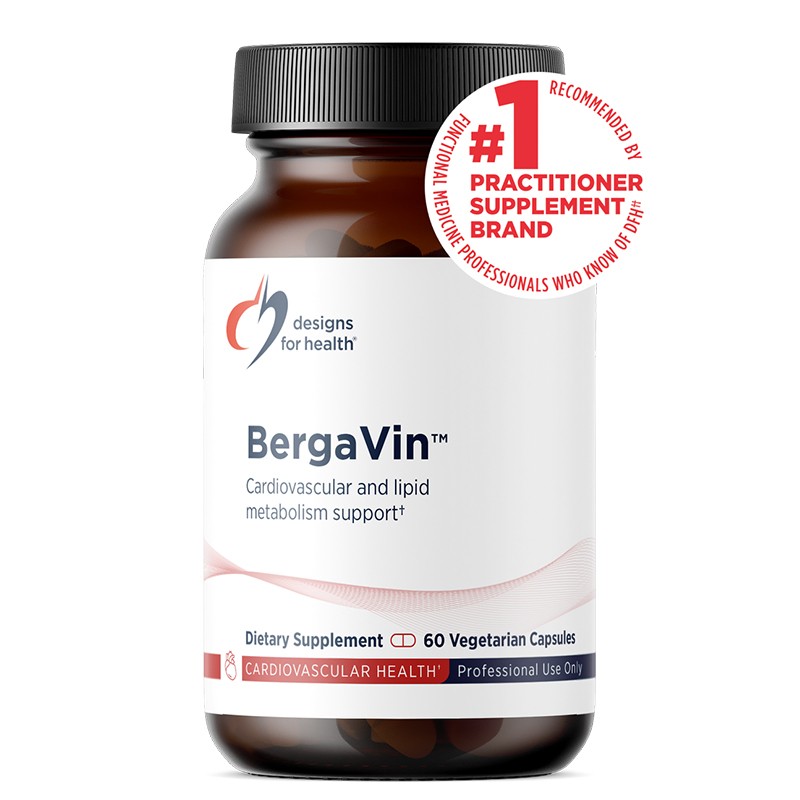 BergaVin – При висок холестерол, бергамот 400 mg + червено грозде 200 mg, 60 капсули