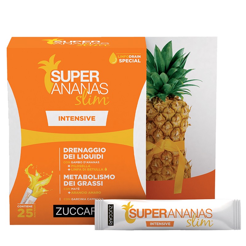 Super Ananas Slim Intensive – За по-интензивно изгаряне на мазнини, 25 сашета х 10 ml