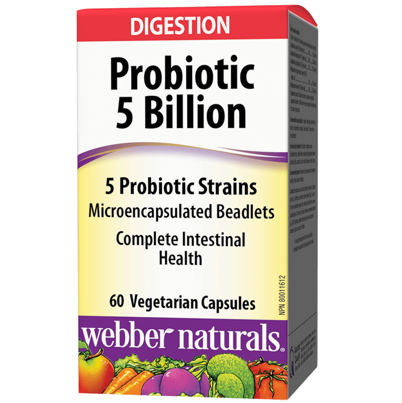 Probiotic/ Пробиотик 5 щама, 5 млрд. активни пробиотици х 60 капсули