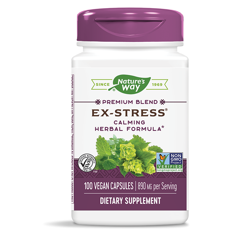 Ex-Stress® - антистрес премиум формула - При нервно напрежение и безсъние, 100 капсули