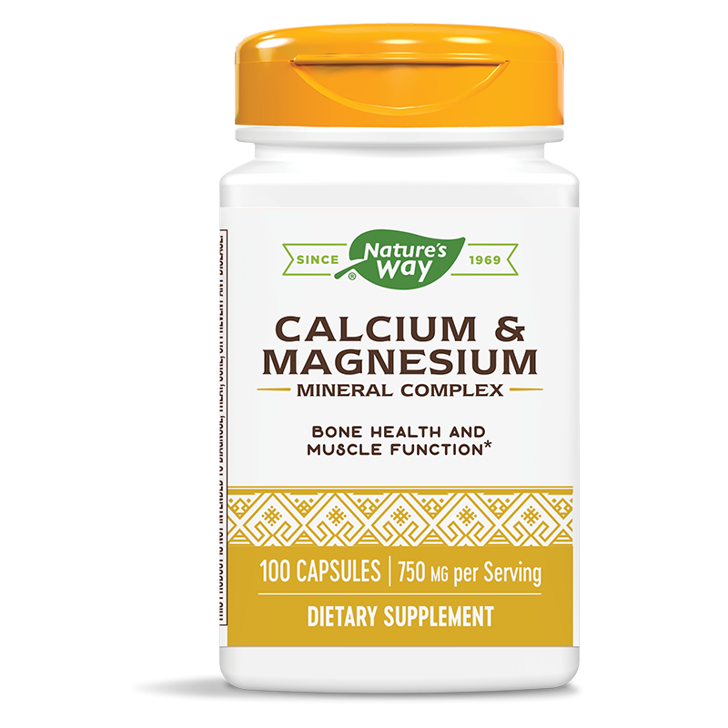 Калций и магнезий - За здравето на костите и мускулите, 100 капсули