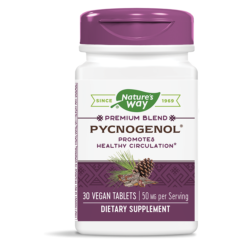 Премиум формула за добро кръвообращение - Pycnogenol® (Пикногенол), 50 mg, 30 таблетки
