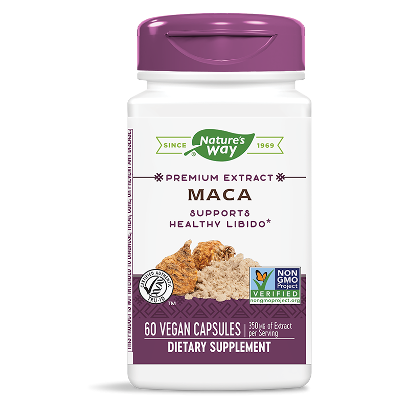 Мака - хормонален регулатор, афродизиак и адаптоген - Премиум екстракт, 350 mg, 60 капсули