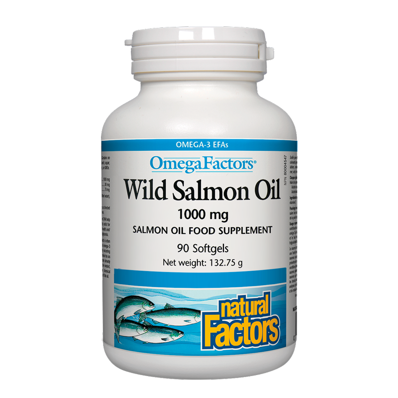 Wild Salmon Oil / Дива сьомга (масло) 1000 mg х 90 софтгел капсули