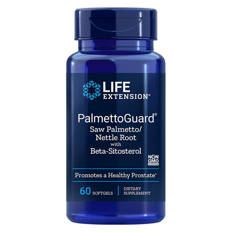 PalmettoGuard® Saw Palmetto/Nettle Root with Beta-Sitosterol/ Сао Палмето с Коприва и Бета-Ситостероли х 60 софтгел капсули