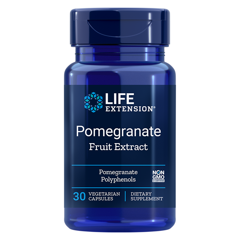 Нар (плод) (Pomegranate Fruit Extract), 30 капсули