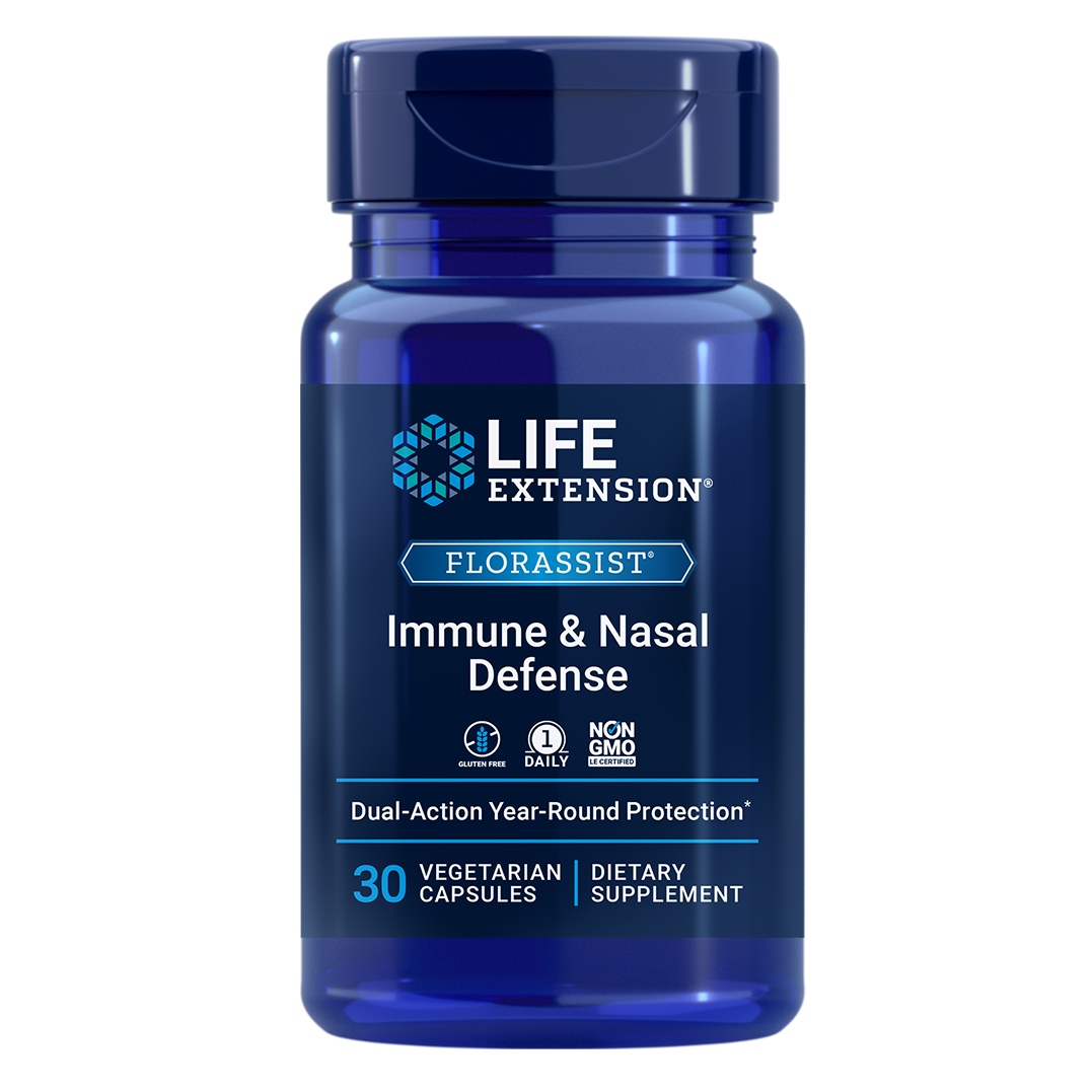 Florassist® Immune & Nasal Defense/ Пробиотик в подкрепа на имунитета и дихателната система х 30 капсули