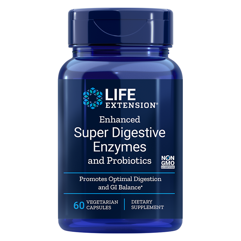 Enhanced Super Digestive Enzymes with Probiotics/ Храносмилателни ензими с Пробиотици х 60 капсули