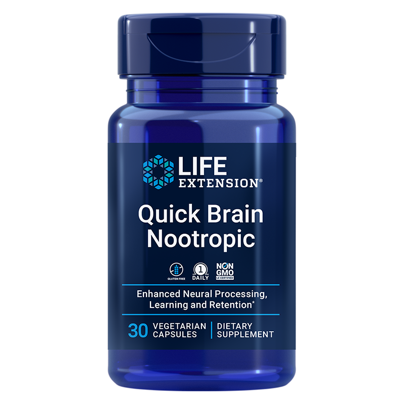 Quick Brain Nootropic/ За силна памет и коцентрация х 30 капсули