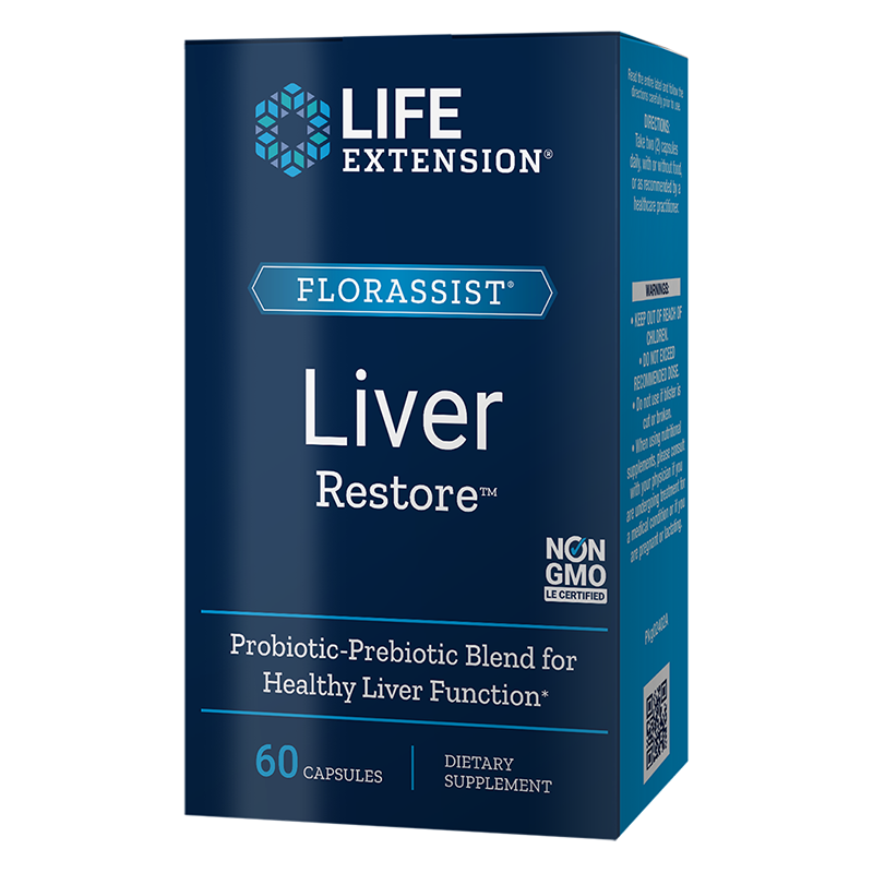 Florassist® Liver Restore/ Пробиотик в подкрепа на черния дроб х 60 капсули