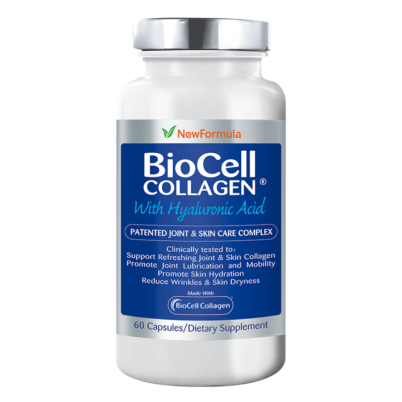 BioCell Collagen® with Hyaluronic Acid - Биосел Колаген, 500 mg x 60 капсули