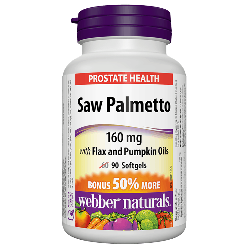 Saw Palmetto With Flax And Pumpkin Oils / Сао палметто (с ленено и тиквено масло), 90 софтгел капсули