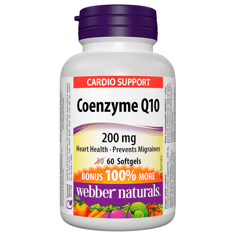Coenzyme Q10 / Коензим Q10, 200 mg, 60 софтгел капсули