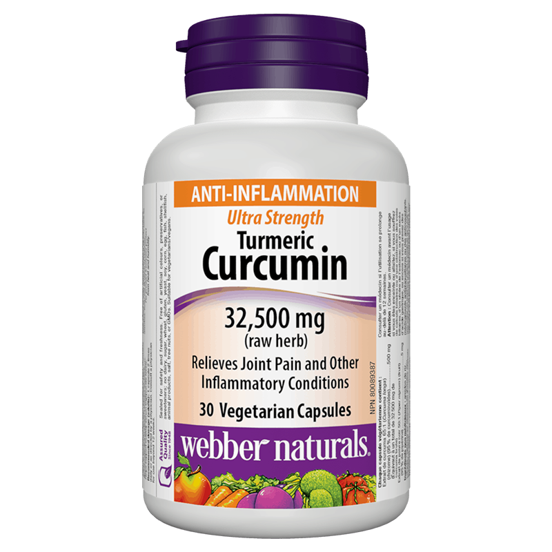 Turmeric Curcumin Ultra Strength / Куркума и черен пипер, 32 500 mg, 30 капсули