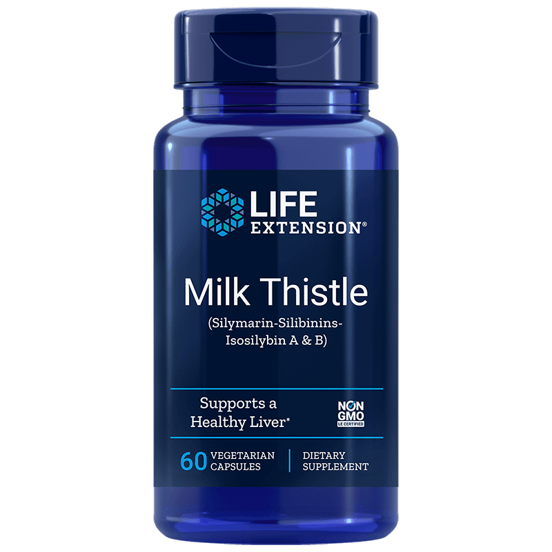 Milk Thistle (Silymarin-Silibinins-Isosilybin A & B) / Екстракт от бял трън, 60 капсули