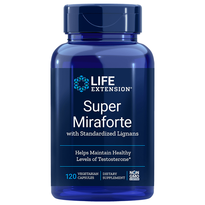Super Miraforte with Standardized Lignans / Формула за мъже, 120 капсули