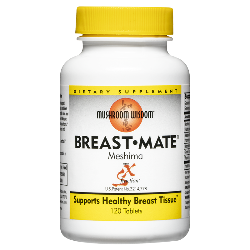 Мешима, майтаке, билкови екстракти и D3 – женско здраве - Breast Mate® Meshima - за млечните жлези, 120 таблетки
