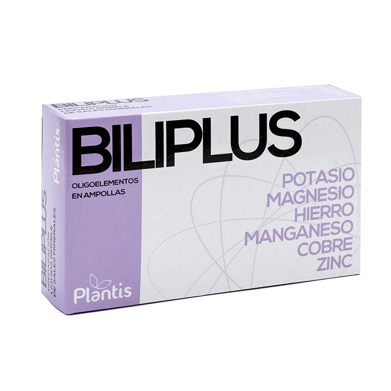Калий, магнезий, желязо, манган, мед и цинк - силен имунитет - Biliplus Oligoelementos, 20 ампули за пиене