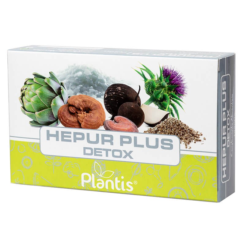 Детокс програма - Hepur Plus Detox - 90 капсули, 6 блистера