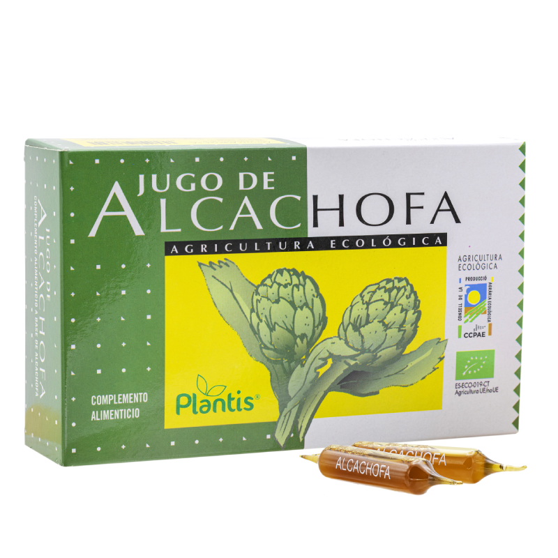 Сок от артишок – черен дроб, жлъчка, детоксикация - Jugo De Alcachofa - 20 ампули за пиене