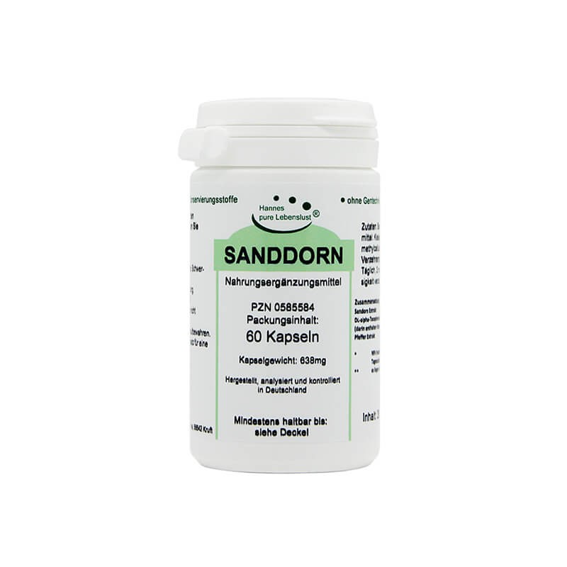 Sanddorn / Облепиха (ракитник), 60 капсули