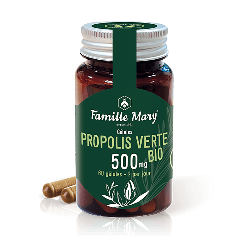 Био зелен прополис 500 mg, 60 капсули