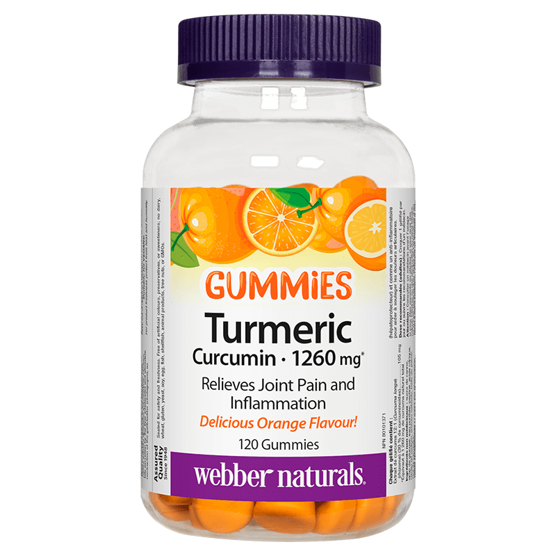 Turmeric Curcumin Gummies / Куркума, 120 желирани таблетки с вкус на портокал