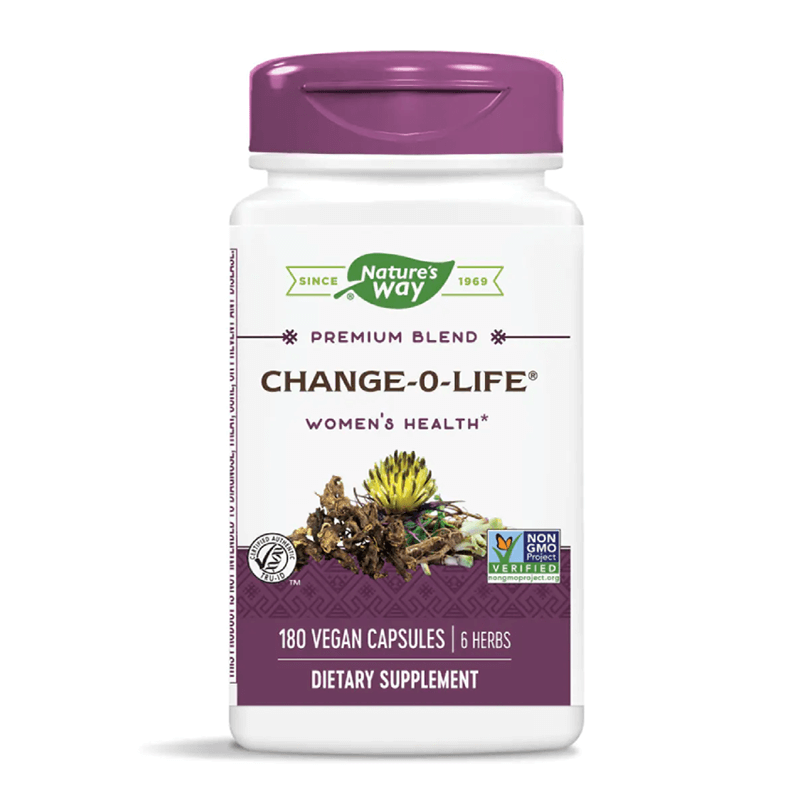 Change-O-Life – при менопауза - Премиум билкова формула за женско здраве, 180 капсули