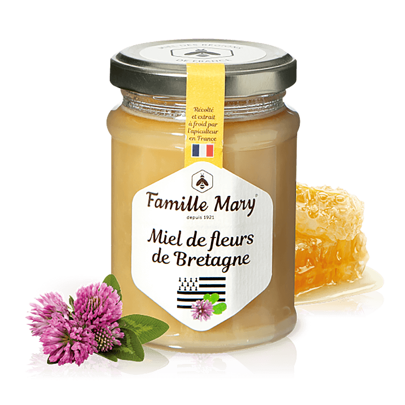 Цветен мед от Бретан, Франция - Miel de fleurs de Bretagne, 230 g