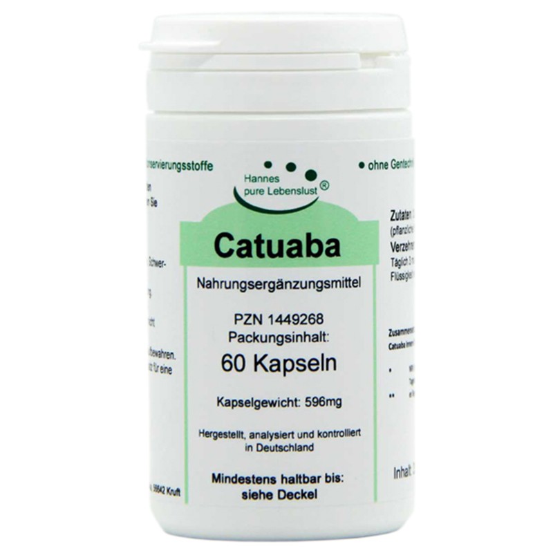 Catuaba - Катуаба - за нервната система, 60 капсули