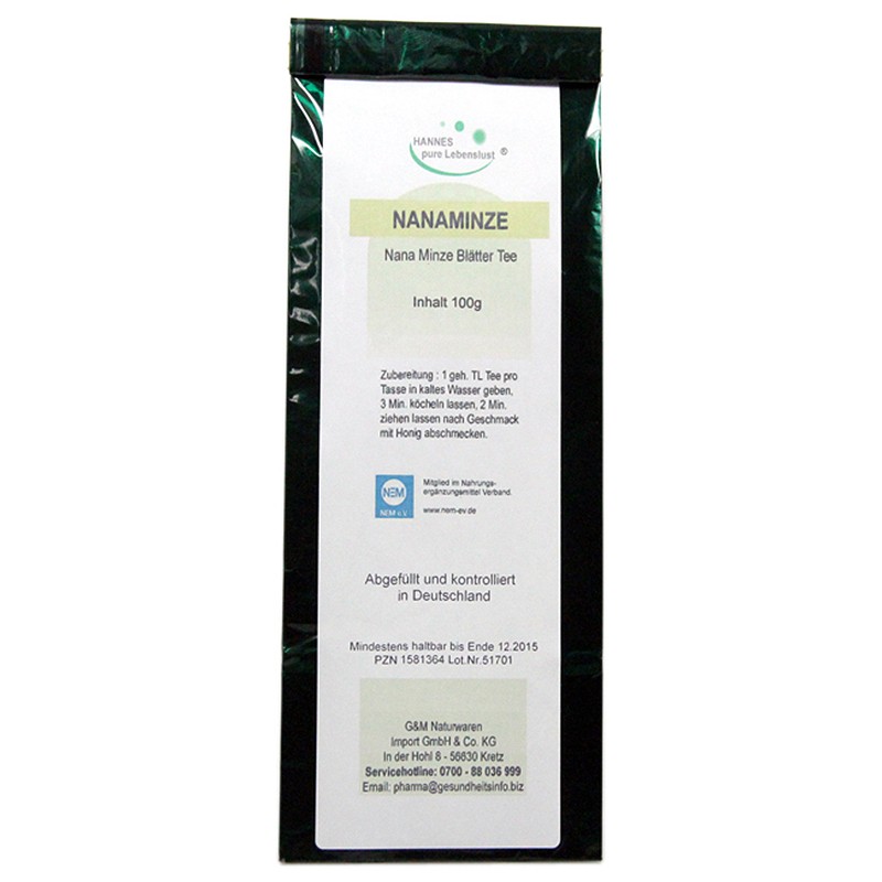 Nanaminze Tee - Чай от Мароканска мента, 100 g