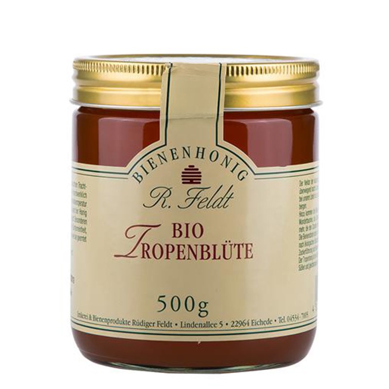 Био мед от цвят на тропически дървета (от Куба) - Bio Tropenblüte, 500 g