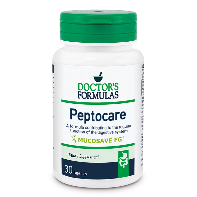 Формула за добро храносмилане - Peptocare, 30 таблетки