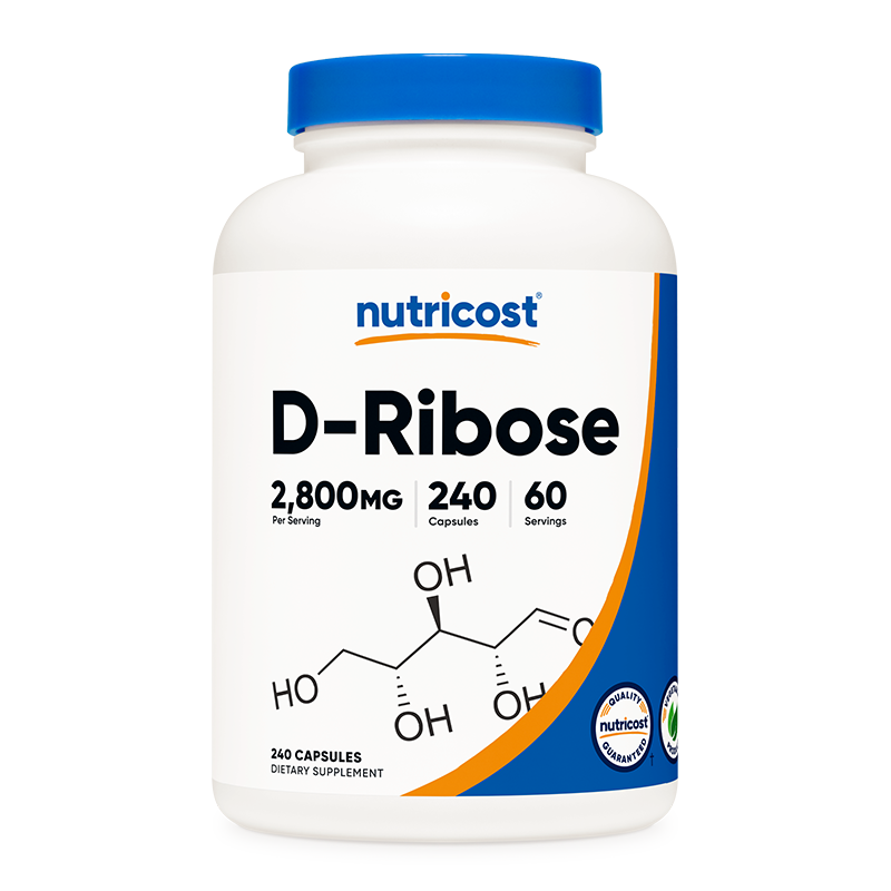 Енергия и издръжливост - Д-Рибоза, 2800 mg/240 капсули D-Ribose