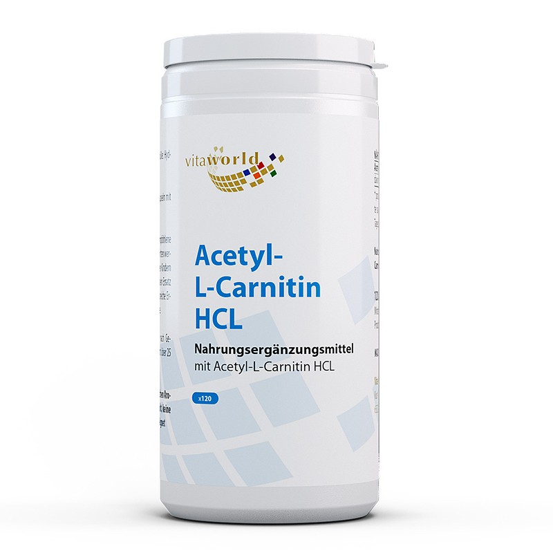 Енергиен метаболизъм - Ацетил-Л-Карнитин HCL, 120 капсули