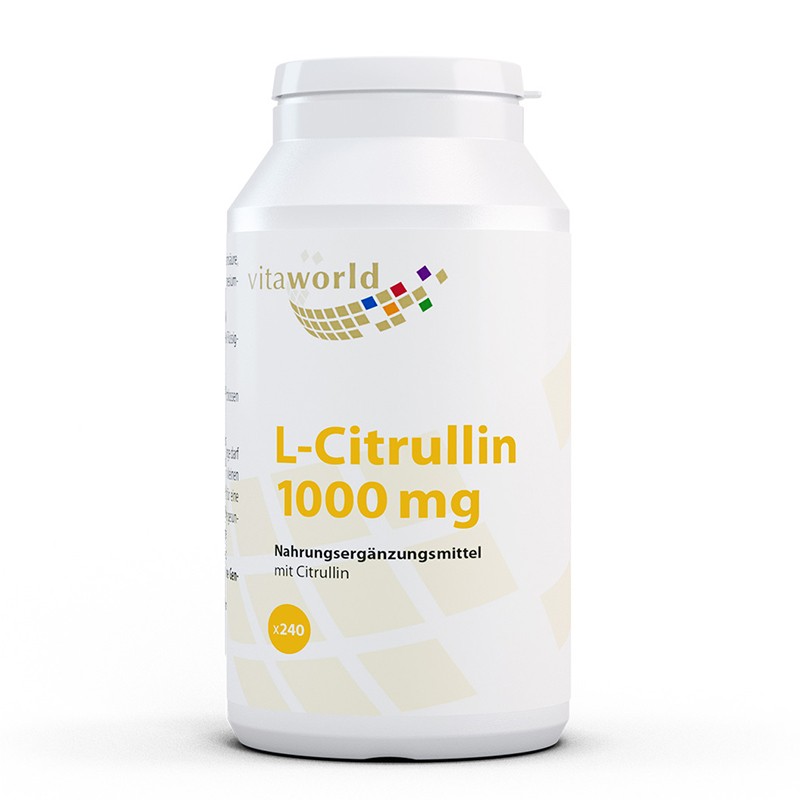 Мускулна функция, възстановяване - Л-Цитрулин (L-Citrulin), 1000 mg x 240 таблетки